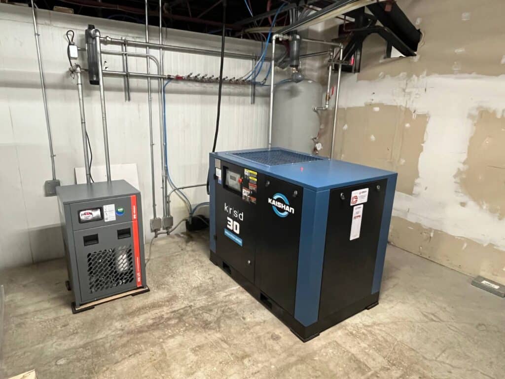 Seafood distributor upgrades with a reliable Kaishan compressor system supplied by Canex Technologies.